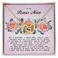 To My Bonus Mom, Interlocking Hearts Necklace