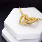 Interlocking Heart Necklace - To My Dear Niece