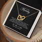 Mommy to Be Gift, Interlocking Hearts Necklace, Mother's Day Gift for Pregnant Woman