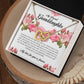 To My Dearest Granddaughter, Interlocking Heart Necklace