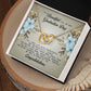 To a Beautiful Girl on Her Graduation Day, Interlocking Hearts Necklace