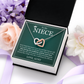 Interlocking Hearts Necklace - To My Niece "Stay Strong, Be Confident"