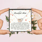 To My Beautiful Mom, Interlocking Hearts Necklace
