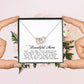 To my Beautiful Mom, Interlocking Hearts Necklace, Mother's Day Gift