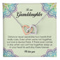 To Our Granddaughter, Interlocking Heart Necklace