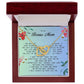 To My Bonus Mom, Interlocking Hearts Necklace