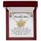 To my Beautiful Mom, Interlocking Hearts Necklace, Mother's Day Gift