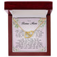 To My Bonus Mom, Interlocking Hearts Necklace