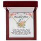 To my Beautiful Mom, Interlocking Hearts Necklace, Mother's Day Gift