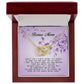 To My Bonus Mom, Interlocking Hearts Necklace