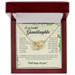 Interlocking Hearts Necklace, To My Beautiful Granddaughter