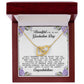 To a Beautiful Girl on Her Graduation Day, Interlocking Hearts Necklace