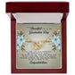 To a Beautiful Girl on Her Graduation Day, Interlocking Hearts Necklace