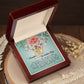 To a Beautiful Girl on Her Graduation Day, Interlocking Hearts Necklace