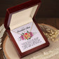 To my Beautiful Mom, Interlocking Hearts Necklace, Mother's Day Gift