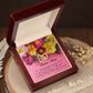 To My Bonus Mom, Interlocking Hearts Necklace