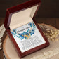 To My Beautiful Mom, Interlocking Hearts Necklace