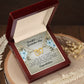 To a Beautiful Girl on Her Graduation Day, Interlocking Hearts Necklace