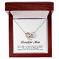 To my Beautiful Mom, Interlocking Hearts Necklace, Mother's Day Gift