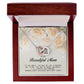 To my Beautiful Mom, Interlocking Hearts Necklace, Mother's Day Gift