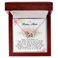 To My Bonus Mom, Interlocking Hearts Necklace