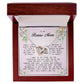 To My Bonus Mom, Interlocking Hearts Necklace