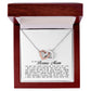 To My Bonus Mom, Interlocking Hearts Necklace
