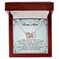 To My Bonus Mom, Interlocking Hearts Necklace