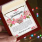 To My Dearest Granddaughter, Interlocking Heart Necklace