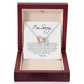 I'm Sorry Card, Interlocking Hearts Necklace