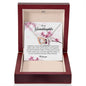 To Our Granddaughter, Interlocking Heart Necklace