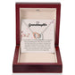 To My Granddaughter "Always Keep Me In Your Heart" Interlocking Heart Necklace