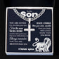 Cuban Chain with Cross Necklace