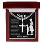 Cuban Chain with Cross Necklace