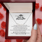 To My Badass Stepdaughter, Custom Name Necklace, Personalized Jewelry for Her