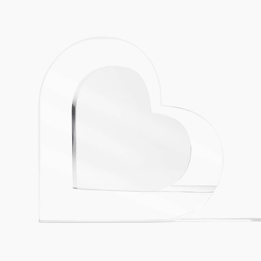 Heart Shaped Acrylic Plaque