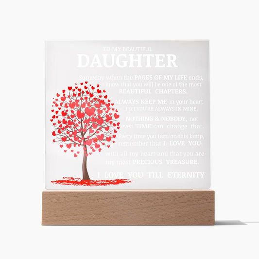 Daughter Keepsake - Lamp of Love