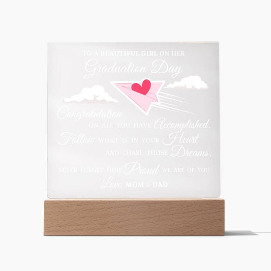 Graduation Gift, Acrylic Plaque
