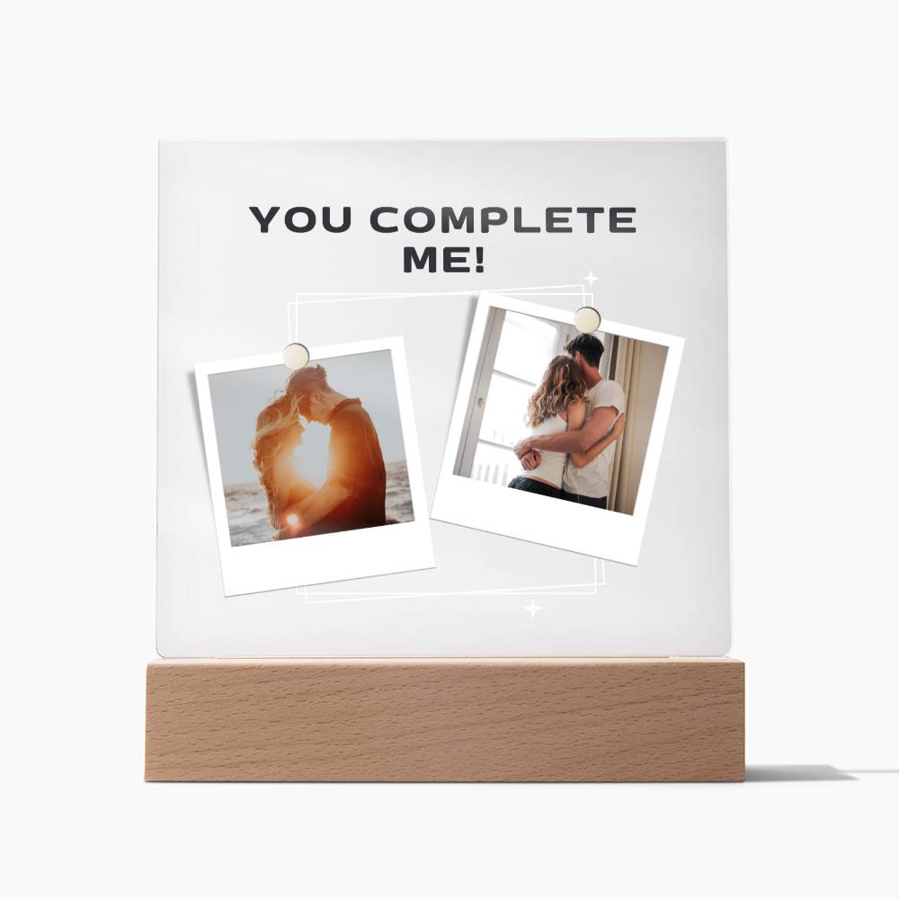 Customized Photo Acrylic Square Plaque