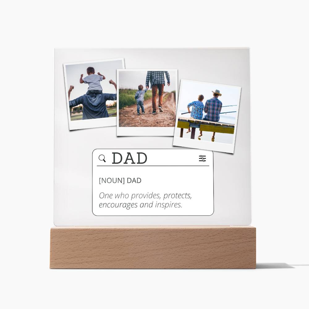 Personalized Photo Plaque, Acrylic Square Plaque