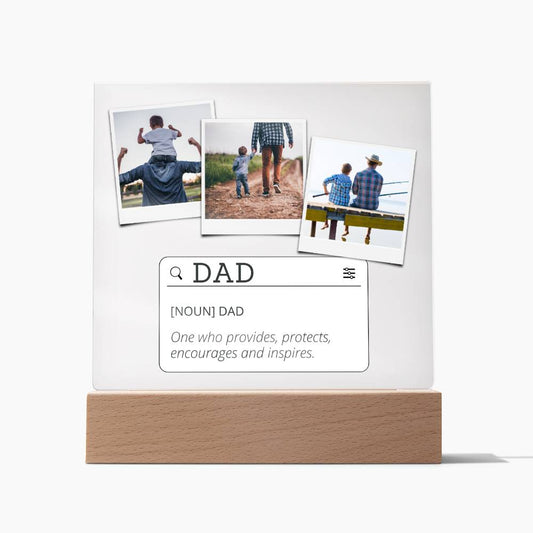 Personalized Photo Plaque, Acrylic Square Plaque