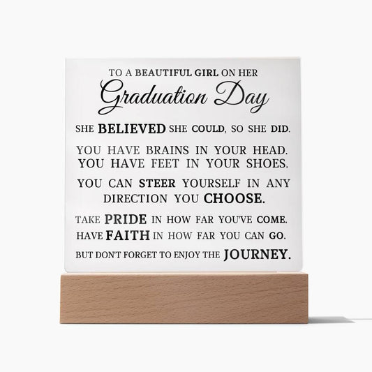 Graduation Gift, Acrylic Plaque