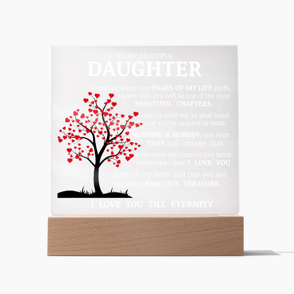 Daughter Keepsake - Lamp of Love