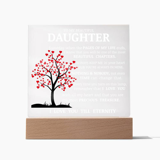 Daughter Keepsake - Lamp of Love