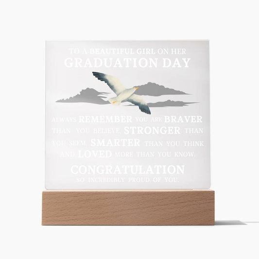 Graduation Gift for Her, Acrylic Plaque