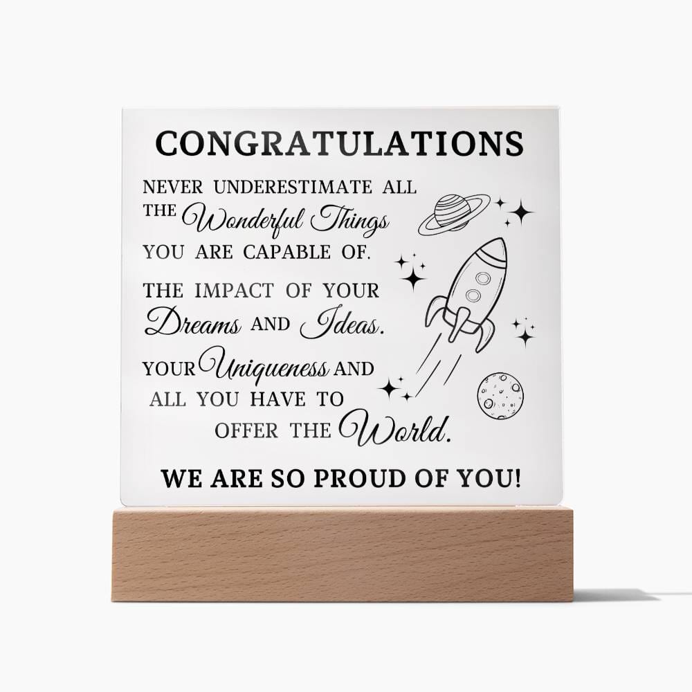 Graduation Gift, Acrylic Plaque