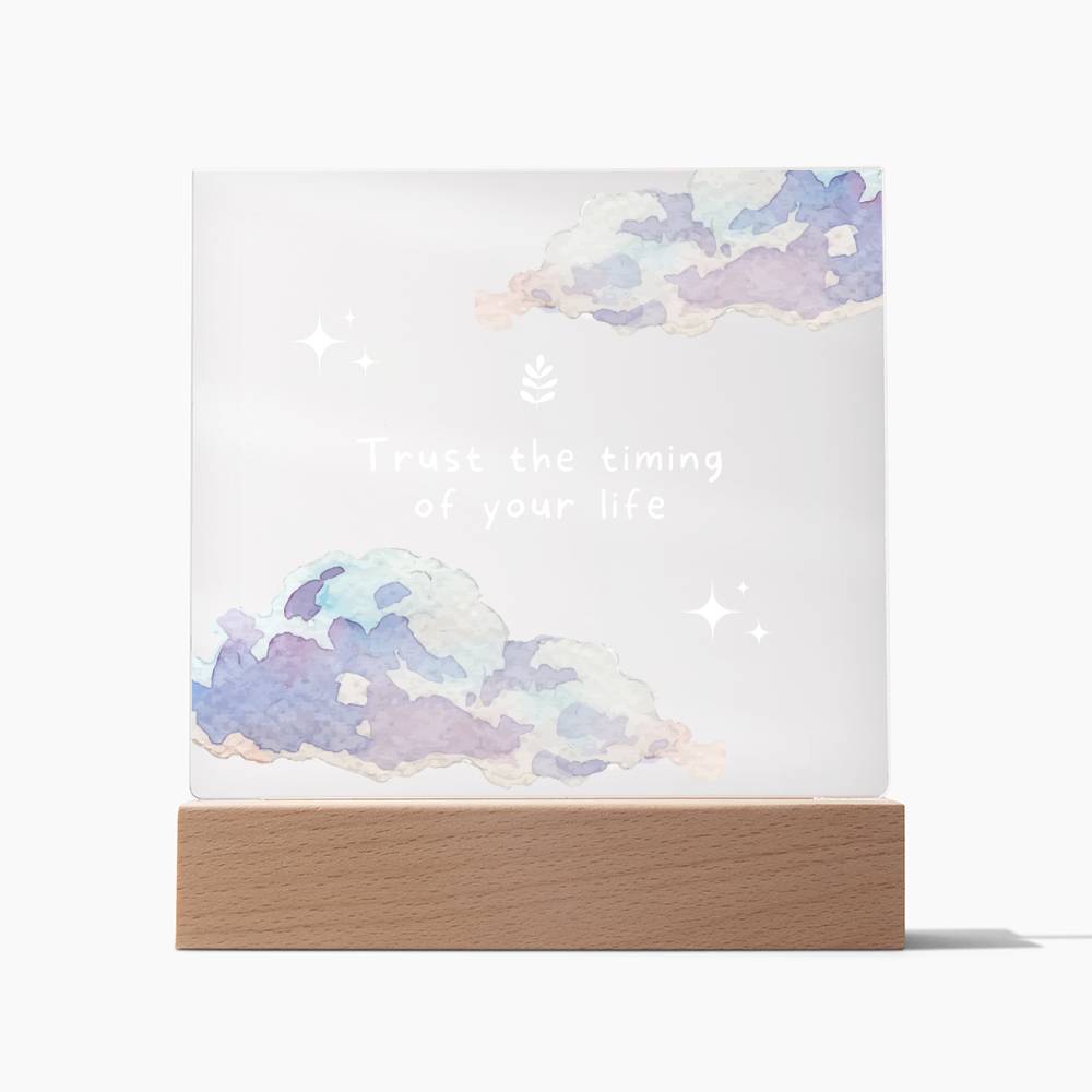 Inspirational Motivation Gift, Acrylic Square Plaque, Gift for Best Friend, Birthday Christmas Gift Idea for Men or Women