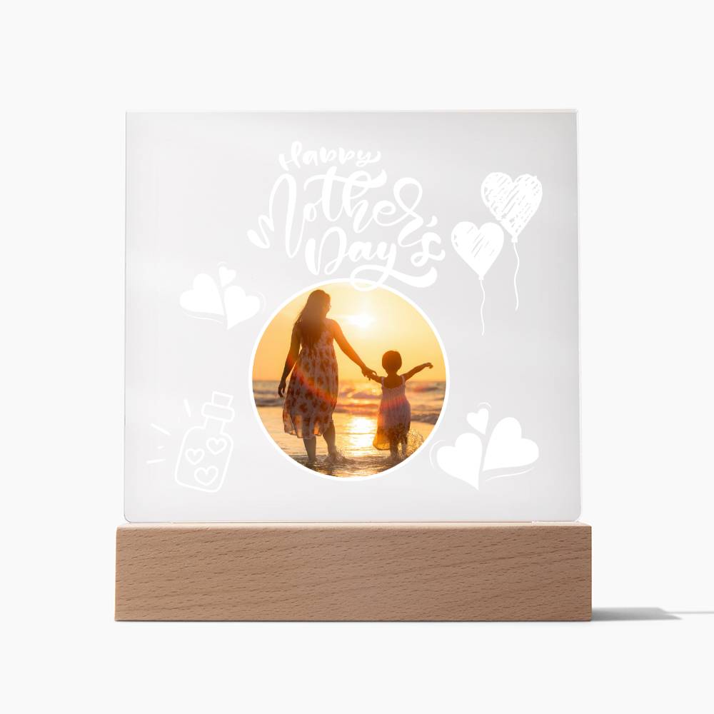 Mothers Day Gift, Acrylic Square Plaque