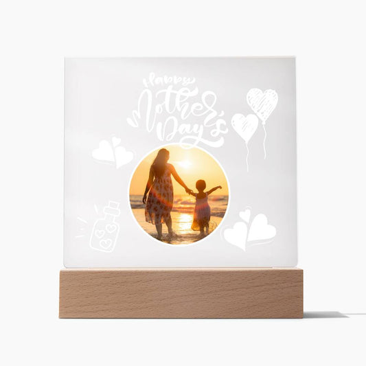 Mothers Day Gift, Acrylic Square Plaque