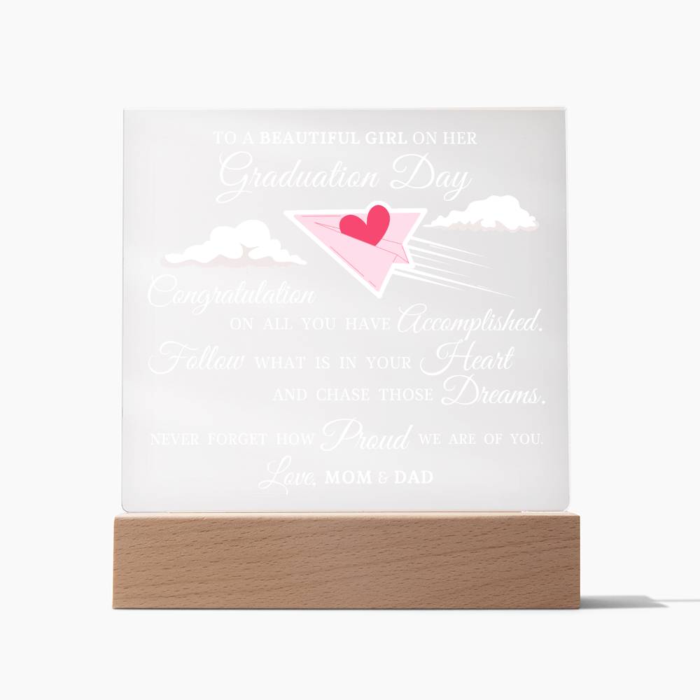 Graduation Gift, Acrylic Plaque